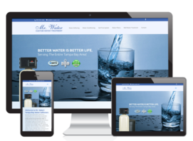 Mr. Water responsive website mobile friendly
